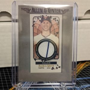 2021 Allen & Ginter - Joe Mauer - Mini Framed Relic